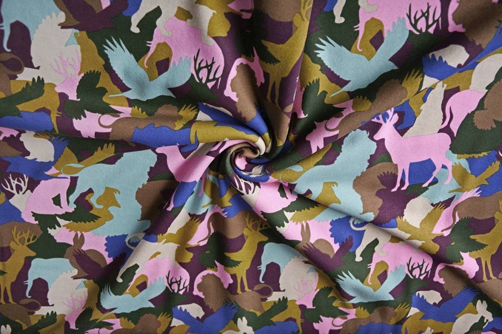 Jogging Alpenfleece Animal Forest