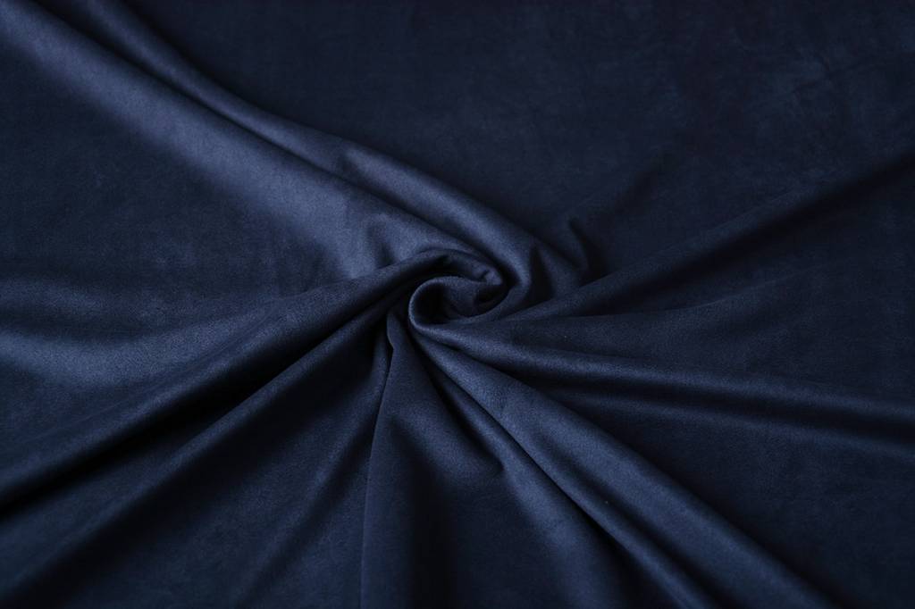 Alcantara, Wildleder, Suedine Unique Marineblau
