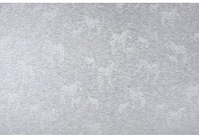 Jogging Alpenfleece Zebras Gold Glitter Silver
