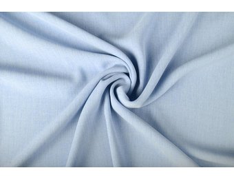 High Twist Crêpe Baby Blue