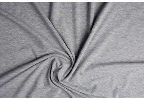 Cotton Jersey Light grey Melange