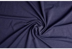 Cotton Jersey Donker Jeans Melange