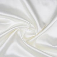 Crêpe Satin Silk White - YES Fabrics