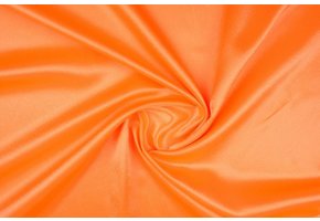 Crêpe Satijn Fluor oranje
