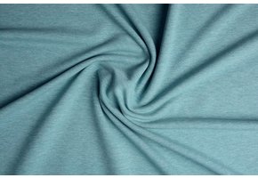 French Terry Light Petrol Melange