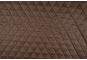 Quilted Lining Mocha brown