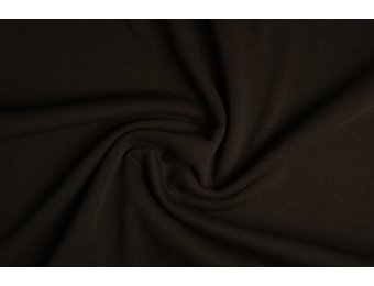Sweatstoff Dunkelbraun