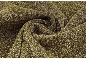 Lurex Tanz Dunkelgold