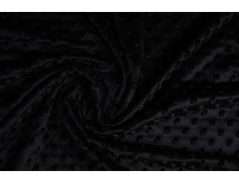 Minky Fleece Schwarz