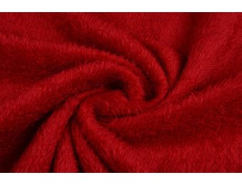 Muishaar fleece Rood