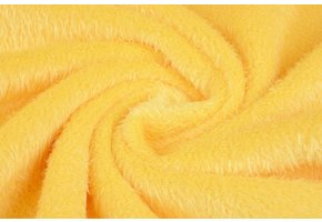 Muishaar fleece Citroen Geel