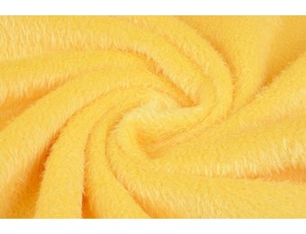 Muishaar fleece Citroen Geel