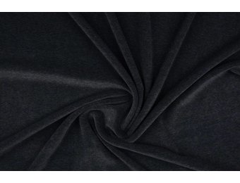 Nicki Samt Dunkelgrau