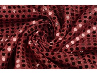 Pailletten auf Lurex Bordeaux