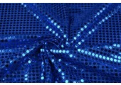 Sequins on Lurex Cobalt Blue
