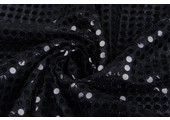 Sequins on Lurex Black