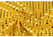 Sequins on Lurex Gold-gold