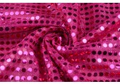 Sequins on Lurex Fuchsia