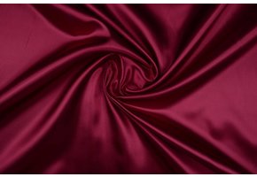 Poly Satin Dunkelrot