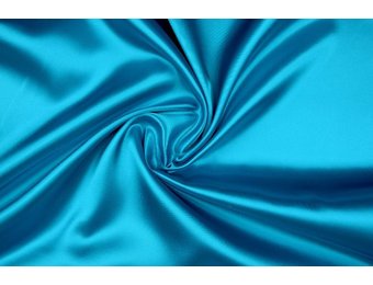 Poly Satin Aqua