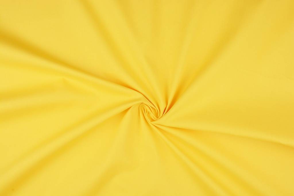 Poplin Citron Yellow