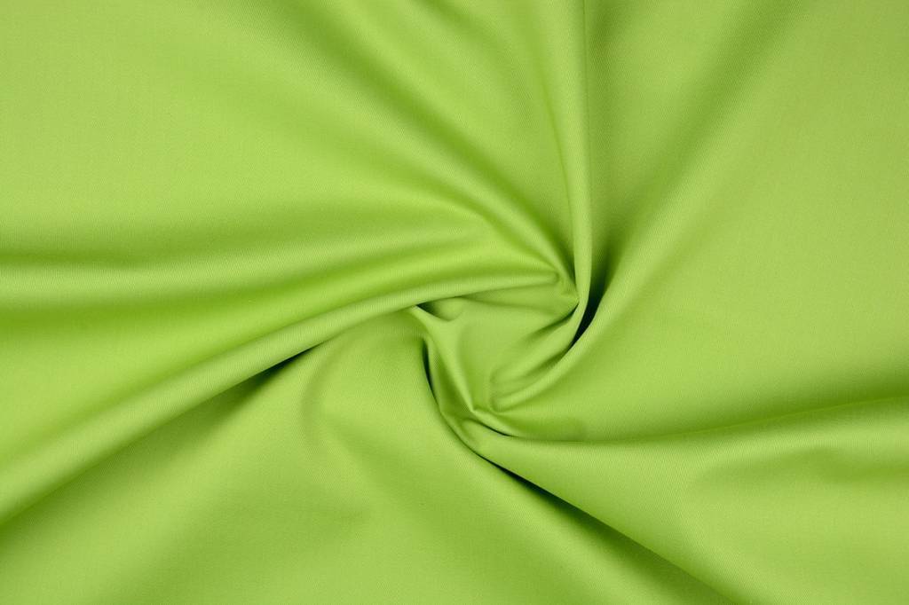 Cotton Twill Lime - YES Fabrics