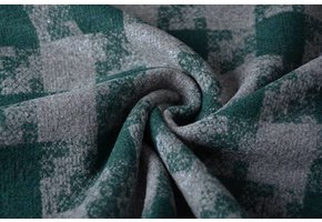 Woolen fabric Tartan Dark Green