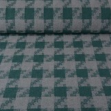 Woolen fabric Tartan Dark Green