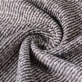 Wollen stof Bruin Creme