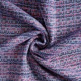 Bouclé suite fabric Multi color Purple Blue