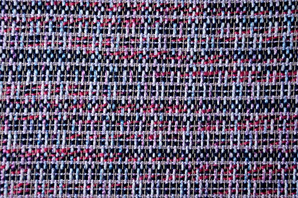 Bouclé suite fabric Multi color Purple Blue