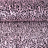 Harige Imitatie Bont Cheetah print Roze