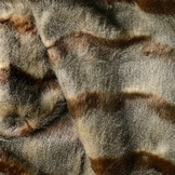 Melange Imitation Fur Brown