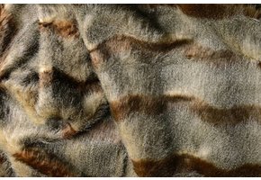Melange Imitation Fur Brown