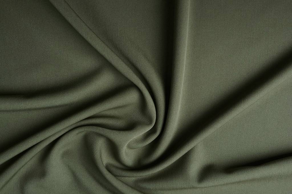 Stretch Gabardine Kaki Groen