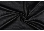 Jersey Lak Gestanst Mat zwart 1