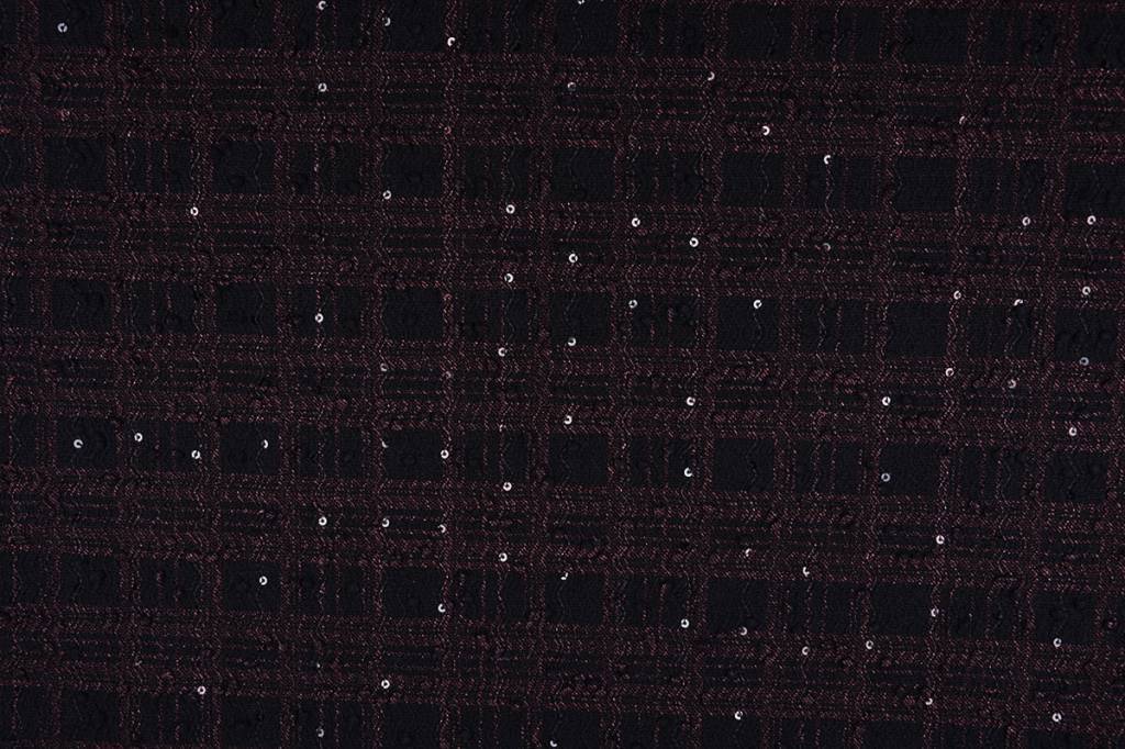 Bouclé small Sequins Bordeaux