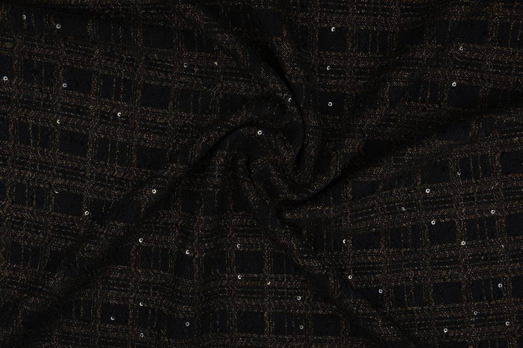 Bouclé small Sequins Brown
