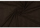 Suede plissé Dark brown