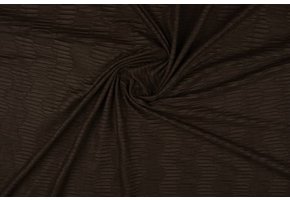 Suede plissé Donker bruin