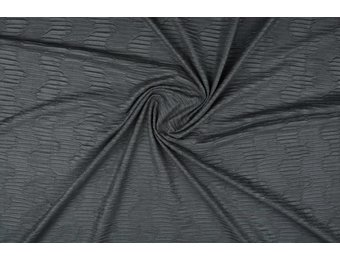 Wildleder Plissee Dunkelgrau