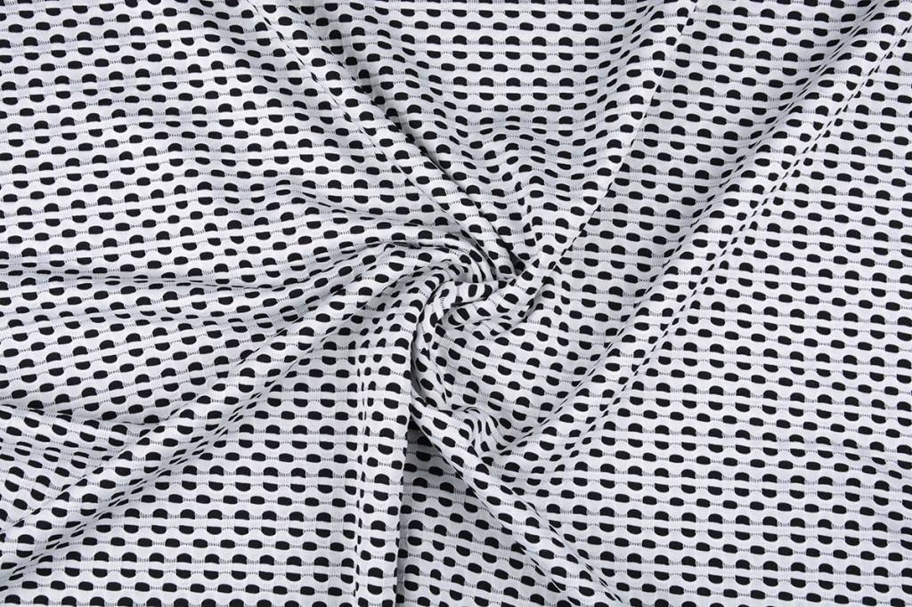 Sommer Jersey Lipo Schwarz-Weiß 1