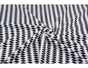 Sommer Jersey Lipo Schwarz-Weiß 4