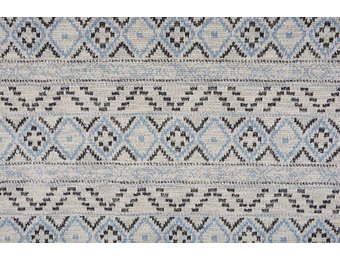 Jacquard Gestrickt Babyblau