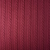 Gebreide kabel stof tricot Bordeaux