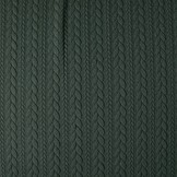 Gebreide kabel stof tricot Army Groen