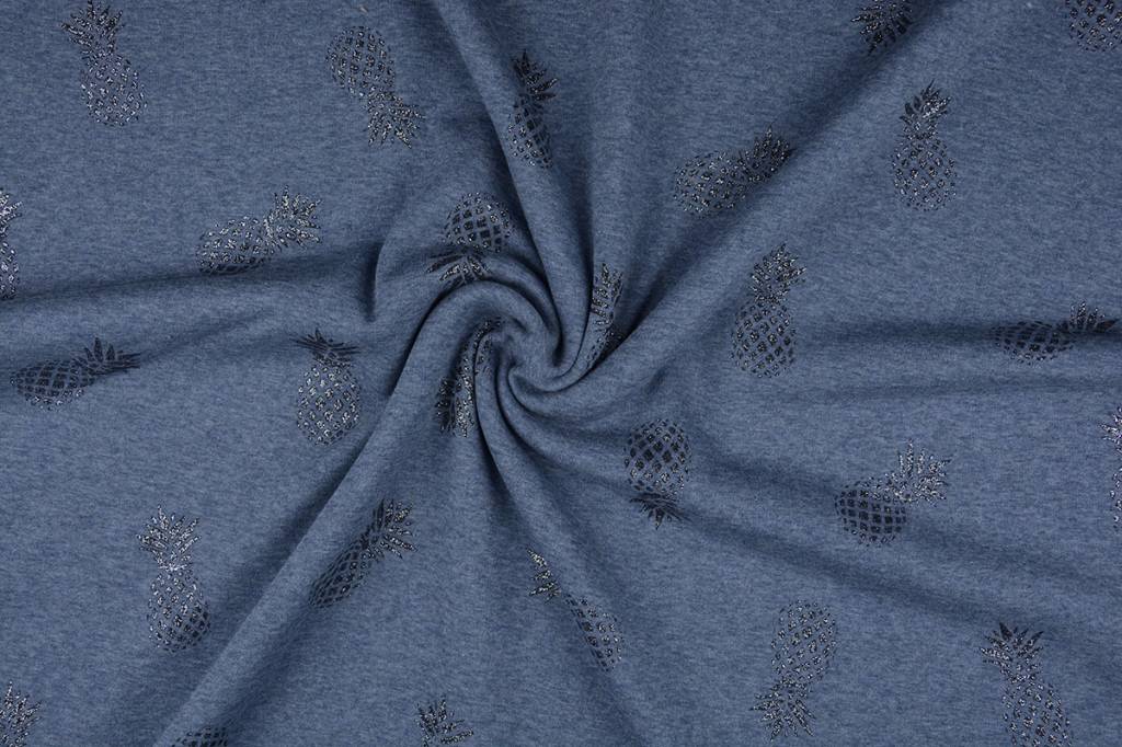 Jogging Alpenfleece Ananas glitter Jeans