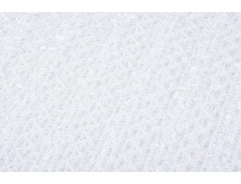 Spitze Pailletten Weiß