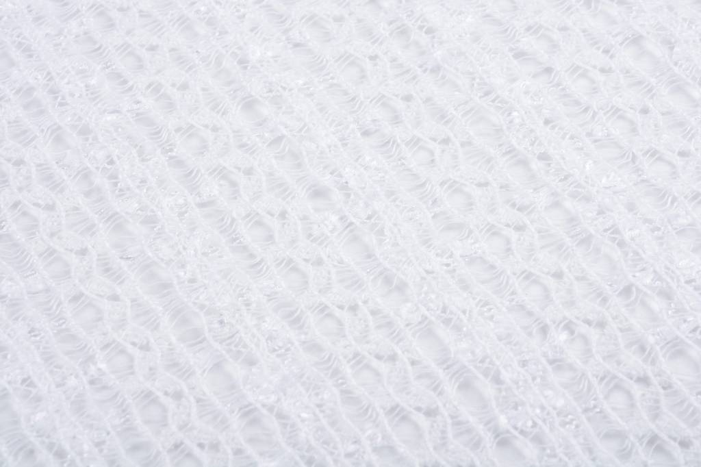 Lace sequins White