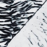 Velboa White Tiger print